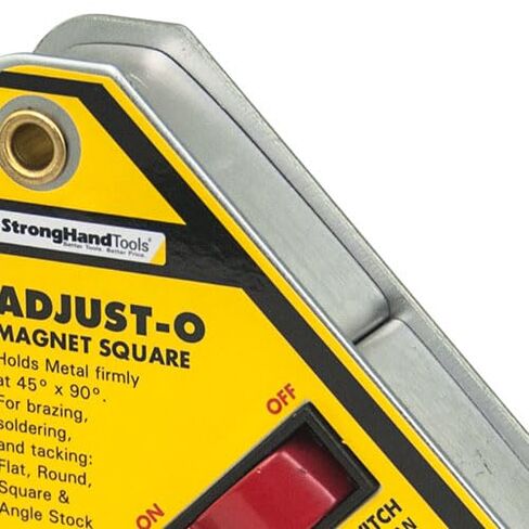 Strong Hand Tools - MSA45 - Valtra Adjust-O Strong Hand Tools 4 3/8 X 3 3/4 X 1 Steel Magnetic Square in Kuwait