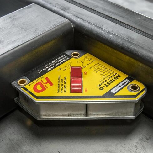 Strong Hand Tools - MSA45 - Valtra Adjust-O Strong Hand Tools 4 3/8 X 3 3/4 X 1 Steel Magnetic Square in Kuwait