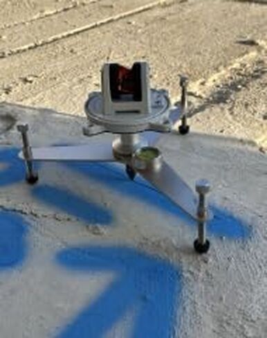 RothBucher Eurocon Construction Foldable Floor Stand with Centering Point & Fixed Point RSFP-X90 | RSFP-X98-2 | Mini Tripod Base for Laser Scanners | Ideal for Surveying & Construction in Kuwait