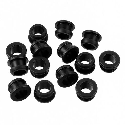 10 Pcs 1/2 Inch Drill Hole Rubber Grommets 3/8 Inch ID Silicone Rubber Top Hat Rubbers Gasket Automotive Firewall Wire Cable Protector Gasket Ring Waterproof Grommet for Wire Firewall Cable Protection in Saudi Arabia