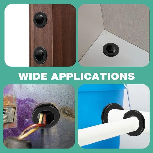 10 Pcs 1/2 Inch Drill Hole Rubber Grommets 3/8 Inch ID Silicone Rubber Top Hat Rubbers Gasket Automotive Firewall Wire Cable Protector Gasket Ring Waterproof Grommet for Wire Firewall Cable Protection in Saudi Arabia