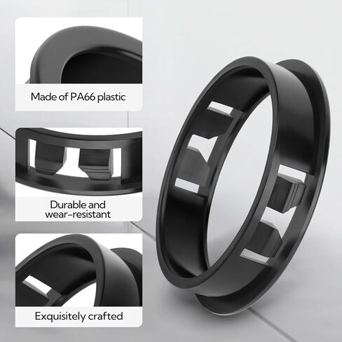 58 قطعة حلقة جلبة كبس سوداء، جلبة سلكية لحماية الكابلات 4 مقاس 1 بوصة، 1/1-2 بوصة، 1/3-4 بوصة، 2 بوصة in Kuwait