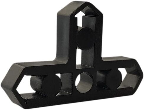 Professional Paving Spacer 100 Pcs 3/8 Inch Plastic Brick Spacers - Heavy Duty Tile Leveling Spacers for Pavers, Concrete Blocks, and Landscaping Projects T shape Clips (Black) in Saudi Arabia