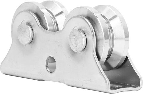 U-Type pulley Groove Wheel V Shaped, Roller Rigid Caster Heavy Duty Track with for Inverted Rolling Sliding Gate in Saudi Arabia