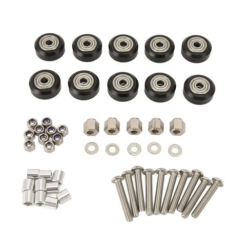 Kikumi High Quality Wear Resistant 3D Printer POM Pulley Set, Smooth and Precise, Compatible with Ender 3, Ender 3 V2, CR 10 Series, Plastic Belt Pulley with Bearing Pulley in Saudi Arabia