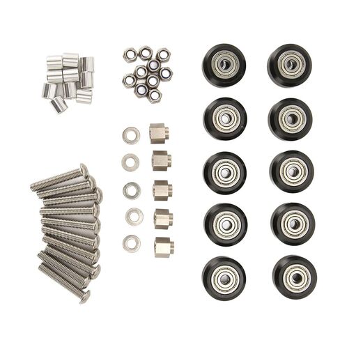 Kikumi High Quality Wear Resistant 3D Printer POM Pulley Set, Smooth and Precise, Compatible with Ender 3, Ender 3 V2, CR 10 Series, Plastic Belt Pulley with Bearing Pulley in Saudi Arabia