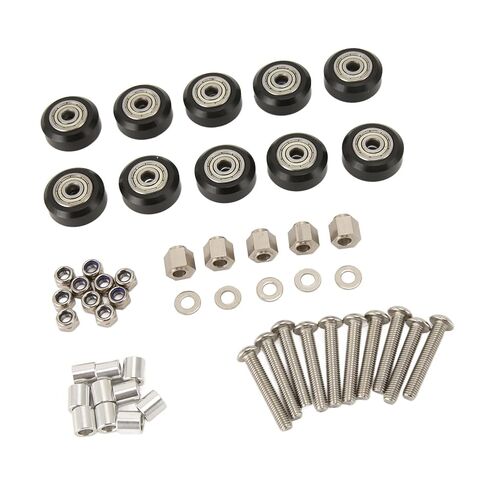 Kikumi High Quality Wear Resistant 3D Printer POM Pulley Set, Smooth and Precise, Compatible with Ender 3, Ender 3 V2, CR 10 Series, Plastic Belt Pulley with Bearing Pulley in Saudi Arabia