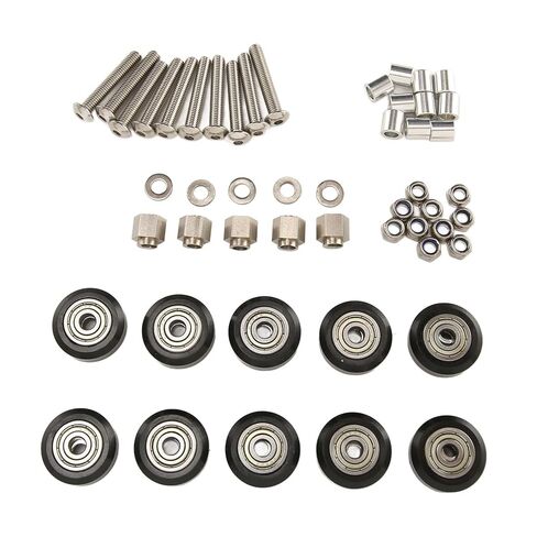 Kikumi High Quality Wear Resistant 3D Printer POM Pulley Set, Smooth and Precise, Compatible with Ender 3, Ender 3 V2, CR 10 Series, Plastic Belt Pulley with Bearing Pulley in Saudi Arabia