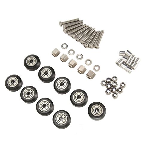 Kikumi High Quality Wear Resistant 3D Printer POM Pulley Set, Smooth and Precise, Compatible with Ender 3, Ender 3 V2, CR 10 Series, Plastic Belt Pulley with Bearing Pulley in Saudi Arabia