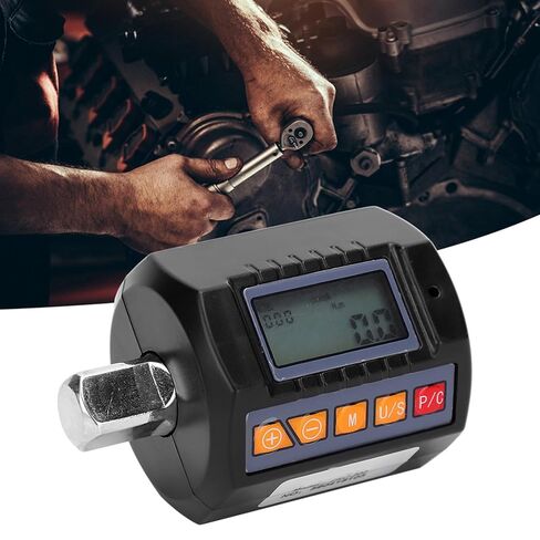 Dioche DigDigital Display Torsion Meter ZNC-200 | Machined Torsion Monitoring Instrument | 6-200N.M Wrench Adapter with Alarm & Backlight | Ideal for Automotive and in Saudi Arabia