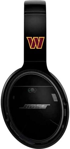 Skinit Decal Audio Skin Compatible with Bose QuietComfort 35 II Headphones - Officially Licensed NFL Washington Commanders Black Background Design in Saudi Arabia