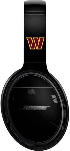 Skinit Decal Audio Skin Compatible with Bose QuietComfort 35 Headphones - Officially Licensed NFL Washington Commanders Black Background Design in Saudi Arabia