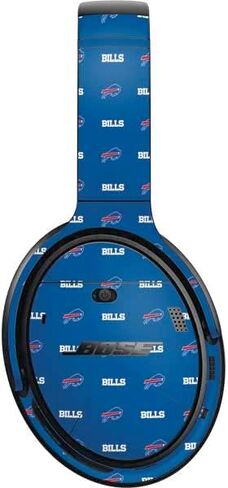 Skinit Decal Audio Skin Compatible with Bose QuietComfort 35 II Headphones - Officially Licensed NFL Buffalo Bills Blitz Series Design in Saudi Arabia