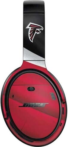 Skinit Decal Audio Skin Compatible with Bose QuietComfort 35 II Headphones - Officially Licensed NFL Atlanta Falcons Design in Saudi Arabia