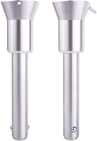 Locking Pins,1pc VCN122 Ball Head Fastening Pin, Stainless Steel Button Quick Release Pin for Audio Equipment, VCN122-8-45mm (Color : Model - Dia. - Length, Size : VCN122-6-35mm) in Saudi Arabia