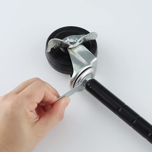 عجلات عجلات أرفف شديدة التحمل مقاس 3 بوصة، عجلات جذعية 1/4 بوصة - 20 خيط لرفوف الأسلاك، مجموعة عجلات أرفف صناعية مكونة من 4 قطع in Kuwait