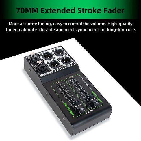 وحدة تحكم في مستوى صوت ستيريو سلبي، وحدة تحكم في استوديو ستيريو بمدخلين ومخرجين XLR، التوصيل والتشغيل لمكبرات صوت الاستوديو، صوت منزلي مع واجهات معدنية، رائعة للأداء المباشر in Kuwait