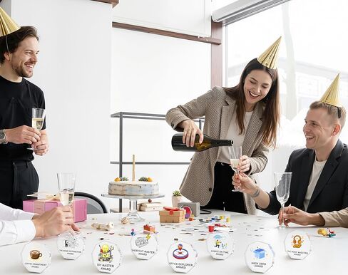 30Sets Employee Appreciation Acrylic Trophy Gifts Bulk for Coworkers, 30Pcs Awards Prizes and 30Pcs Motivational Team Cards Gift Office Party Decorations Supplies in Saudi Arabia