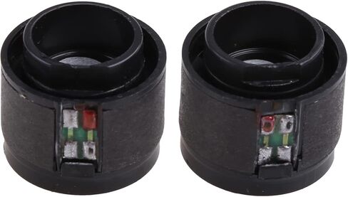 Dynamic Microphone Core Replacement, 2 Pieces, Dynamic Coil, Unidirectional, 50Hz - 15kHz, Black in Saudi Arabia