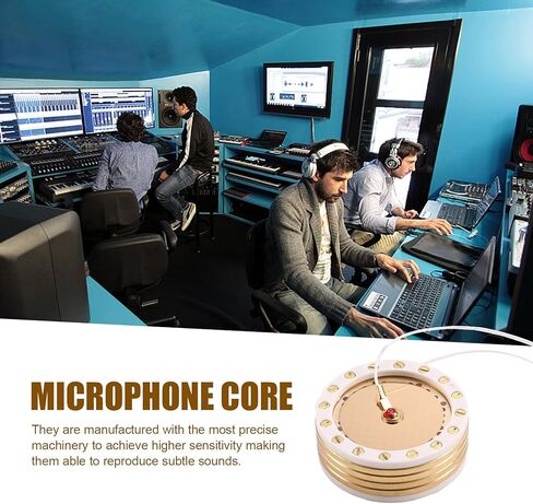 كبسولة ميكروفون مكثفة ذات غشاء كبير مقاس 34 مم، كبسولة ميكروفون أساسية للتسجيل المتخصص in Kuwait