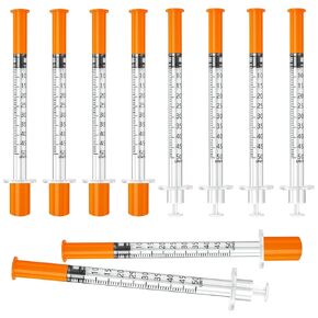 Syring 0.5ml 30G 5/16 Inch 8mm, 100 Pack Lab Supplies Individual Wrapped in Saudi Arabia