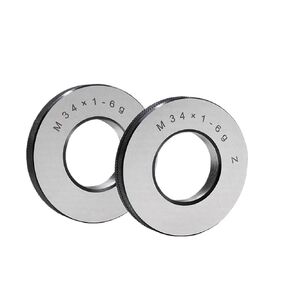 1SET(1*GO+1*NOGO) 6g Non-Standard Metric Fine Tooth Thread Ring Gauge Accuracy Measure Tool M35M36M37M38M39M40M41-M49 Right Hand(M48-6g T Z,X 1.0) in Saudi Arabia