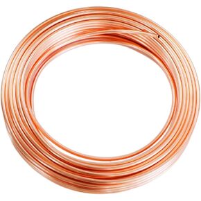 OD 6mm x ID 4mm, 99.9% Copper Tube, OD 6Mm, ID 3-5Mm, Length 1M, T2 Pure Copper Tubes for Air Conditioners, DIY Projects, Refrigerators in Kuwait