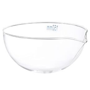 Glass Evaporating Dish Round Bottom 150mm Laboratory Evaporation Basin Glass Evaporation Vessel for Chemical Experiments and Lab Use in Saudi Arabia
