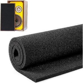 9 ملم مكبر صوت شواية إسفنجية 39 بوصة × 78 بوصة (100 × 200 سم) ورقة رغوة صوتية عالية الكثافة قابلة للقطع غطاء شواية سماعات صوتية احترافية ومضخم صوت DJ in Kuwait