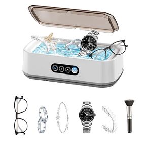 Ultrasonic Jewelry Cleaner, 50kHz Professional Portable Jewelry Cleaner Ultrasonic Machine with 3 Timer Modes, 22 oz Ultrasonic Cleaner for Eyeglasses,Rings,Watch Straps,304 Stainless Steel Water Tank in Saudi Arabia