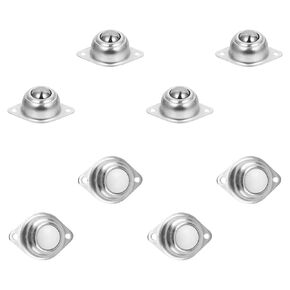 8pcs Carbon Steel and Nylon Ball Transfer Casters General- Bearing Units for Furniture and Industrial Material Handling in Saudi Arabia