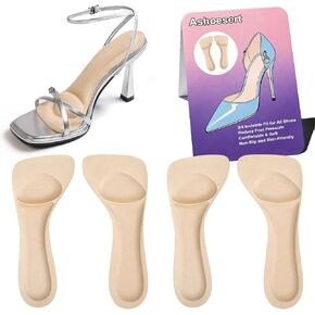 3/4 Invisible High Heel Cushion Inserts for Women, Anti-Foot Sliding Forward Insoles, Shock & Sweat Absorbent Comfort Shoe Pads Insoles for High Heels, Sandals & Flats in Kuwait
