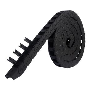 سحب الكابل 10 × 11 مم L1000mm حامل سلك سلسلة كابل مفتوح من النايلون مع موصلات نهاية سهلة الصيانة لأجزاء الطابعة (الحزمة C) in Kuwait