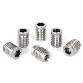 صواميل أثاث مدمجة من Qinlu-Washers M6 304 من الفولاذ المقاوم للصدأ، لإصلاح المصانع (M6x20-50 قطعة) in Kuwait