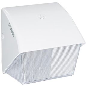 حزمة حائط مدمجة لمصباح هاليد معدني من RAB Lighting WP1H70W WP1 مع عدسة ليكسان، نوع ED17، ألومنيوم، طاقة 70 وات، 5600 لومن، 120 فولت، أبيض in Kuwait