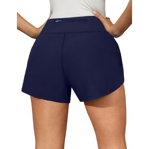 FireSwan Workout Shorts Women Athletic Running Shorts High Waisted Quick Dry Gym Sporty with Pockets in Kuwait