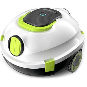 منظف ​​حمام السباحة الآلي اللاسلكي Y20، مكنسة حمام السباحة الأوتوماتيكية لحمام السباحة فوق الأرض والأرضية، وقت تشغيل 90 دقيقة، ركن تلقائي، خفيف الوزن، روبوت قوي يصل إلى 1100 قدم مربع in Kuwait