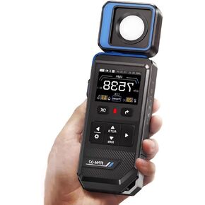 مقياس الإضاءة Lux/FC، مقياس الإضاءة الرقمي FPM02 مع نطاق قياس 99900 لوكس مع شاشة LED رقمية ملونة مقاس 2.0 بوصة، ويتميز بتسجيل بحد أقصى MIN، وشاشة TFT بإضاءة خلفية in Kuwait