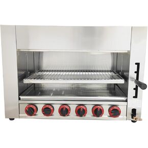 INTSUPERMAI Cheese Melter Machine Stainless Steel LPG Countertop Salamander Broiler Wall-mounted Gas Burner for Melt Cheese Toast Sandwiches Grill Steaks in Kuwait