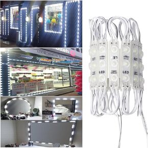 LED Module, Replacement Lights for Inflatables White 20pcs 9.8 Ft 3 LED Super Bright 2835 SMD IP65 Waterproof for Advertising Signs with Tape Adhesive Backside (White Light) in Saudi Arabia