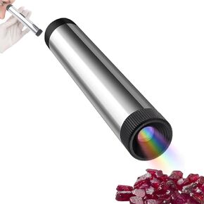 Diffraction Spectroscope, Gem Prism Spectroscop with 8mm Jewelers Eye Eyepiece, Portable and Compact, for Gemological Testing, Antique, Jewelers, Fairs, and Gemstone Identification in Kuwait