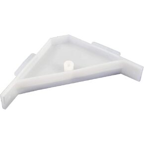 بيرتا (28 قطعة) دعامة مثلثة للخزانة بزاوية 90 درجة من البلاستيك الأبيض لدعم الزاوية (28) in Kuwait