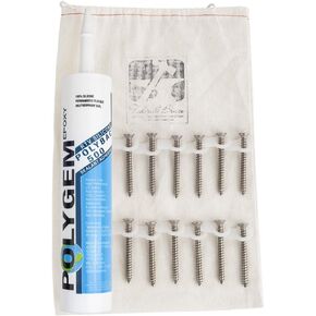 Countersunk Countertop Brace Fastener Kit 39988 Stainless - Federal Brace - Proudly Made in America in Kuwait