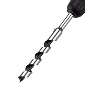 2 قطعة 230 مم 300 مم 350 مم 460 مم HSS لقمة ثقب تويست 6 مم - 25 مم مثقاب مركزي معدني من الفولاذ لقفل الباب الخشبي أدوات النجارة (6 مم، 230 مم) in Kuwait