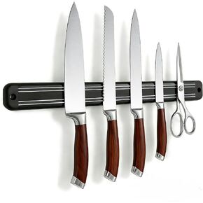 شرائط سكين مغناطيسية (طول 13 بوصة)، حامل سكاكين مغناطيسي للجدار/الثلاجة، شريط سكاكين مغناطيسي مع وظائف متعددة الأغراض كحامل سكاكين، شريط سكين، منظم أدوات مغناطيسي in Kuwait