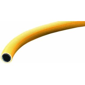 خرطوم رش مقوى من سلسلة Kuriyama Kuri Tec A1661 من مزيج PVC/البولي يوريثين، 600 رطل لكل بوصة مربعة، طول 400 بوصة × 3/8 بوصة معرف، أصفر (عبوة من 6 قطع) in Kuwait