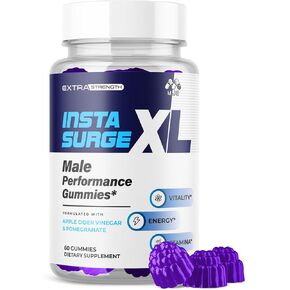 علكات إنستا سيرج XL، علكات إنستاسيرج XL الرسمية مع جميع المكونات الطبيعية، مكمل الدعم الصحي المتقدم إنستا سيرج إكس إل ذو القوة القصوى لأسلوب الحياة النشط متعدد الفيتامينات (60 علكة) in Kuwait