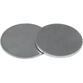 Metal Plate,20pcs Stainless Steel Round Sheet Plate, Diameter 6mm,6.4mm,7mm,8mm,9mm,10mm,11mm,12mm,Thickness 1mm Solid Small Disk Circular Gasket, in Kuwait