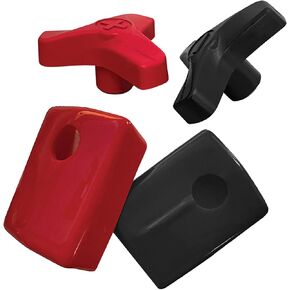 مقابض موصل طرفية البطارية LOK-KNOBS™، زوج خيط 5/16 بوصة مع أغطية أطراف الأمان in Kuwait