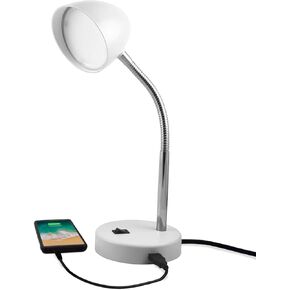 مصباح مكتب Maxlite LED مع منفذ شحن USB ، مصباح مكتب أخضر ، رقبة قابلة للتعديل ، مفتاح تشغيل/إيقاف ، مصباح طاولة حديث للقراءة ، العمل أو المدرسة ، الضوء الدافئ الدافئ in Kuwait